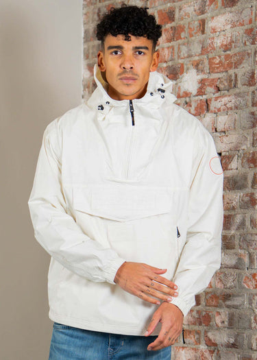 Napapijri Jassen Lightweight Packable Rainforest Overhead rf next Jacket - white whisper