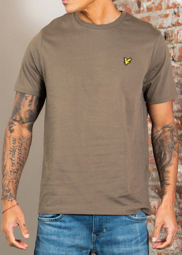 Lyle & Scott T-shirts Plain t-shirt - khaki ash