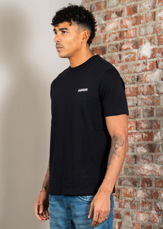 Napapijri T-shirts S small box ss - black beauty