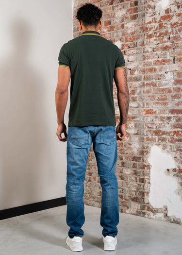 Fred Perry Polo's Twin tipped fred perry polo shirt- Court Green Honeycomb