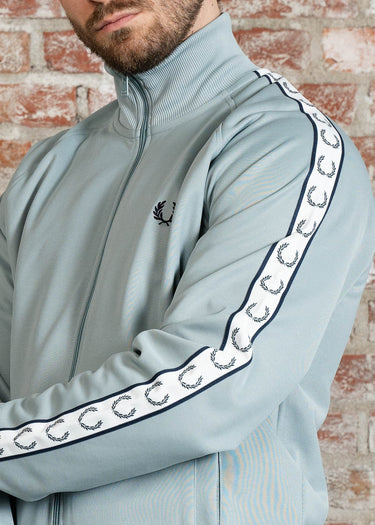 Fred Perry Vesten Taped track jacket - silver blue