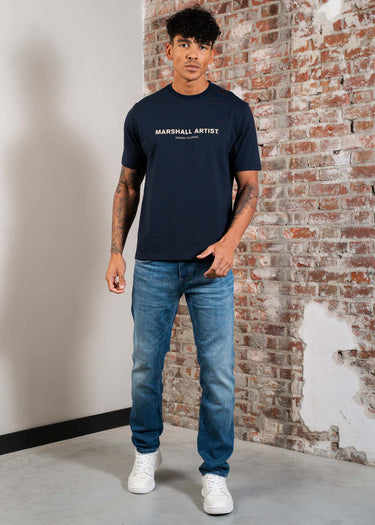 Marshall Artist T-shirts Costal erosion t-shirt - navy