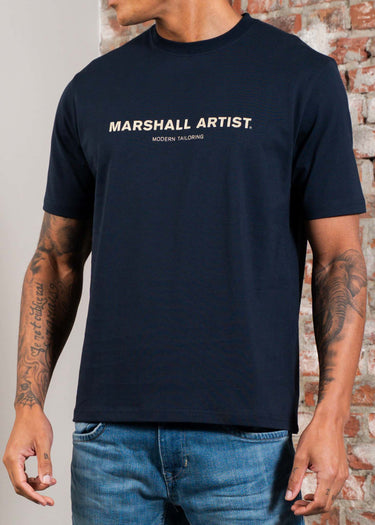 Marshall Artist T-shirts Costal erosion t-shirt - navy