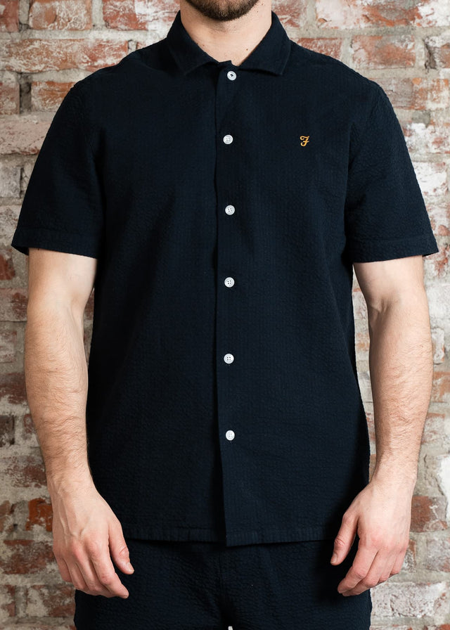 Farah Overhemden Rutherford shirt - true navy