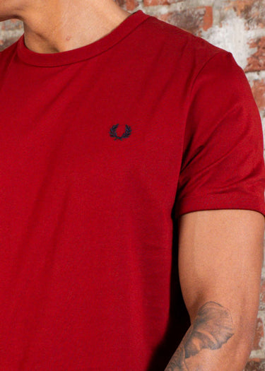 Fred Perry T-shirts Ringer t-shirt - burnt red