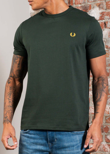 Fred Perry T-shirts Ringer t-shirt - court green