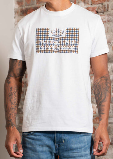 Weekend Offender T-shirts Shevchenko - white mid house check