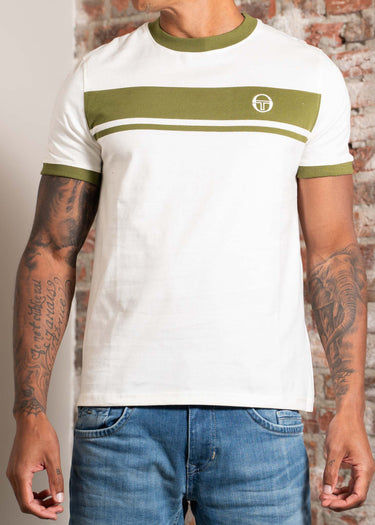 Sergio Tacchini T-shirts Master tee - gardenia sphagnum