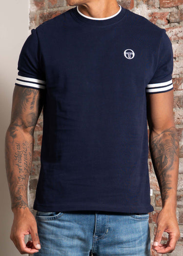 Sergio Tacchini T-shirts New iceberg tee - maritime blue white