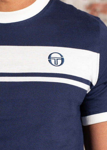 Sergio Tacchini T-shirts Master tee - maritime blue gardenia maritime blue