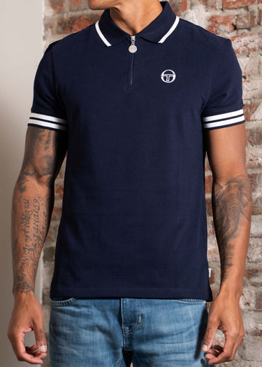 Sergio Tacchini Polo's New iceberg ps - maritime blue white