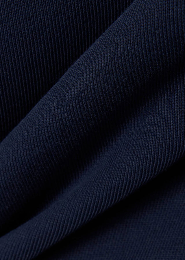 Lacoste Vesten Fleece zipped front hoodie - navy blue