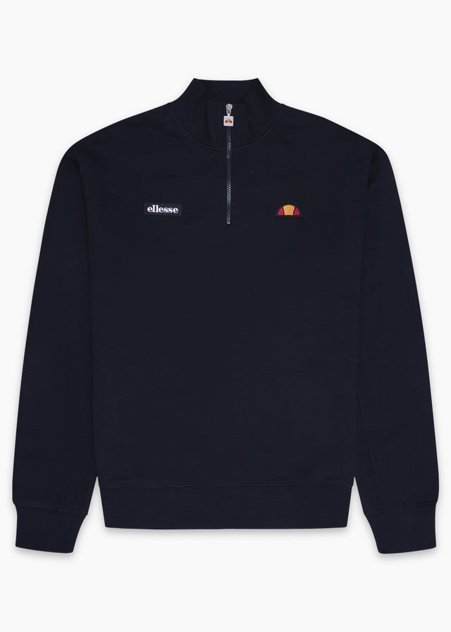 Ellesse Truien Verazo quarter zip top - black