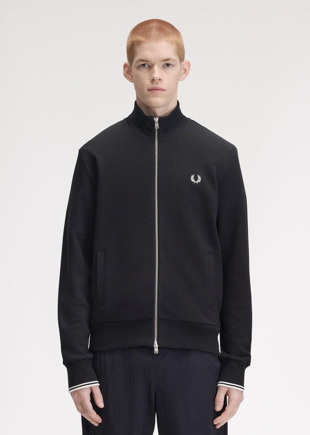 Fred Perry Vesten Zip through sweatshirt - black