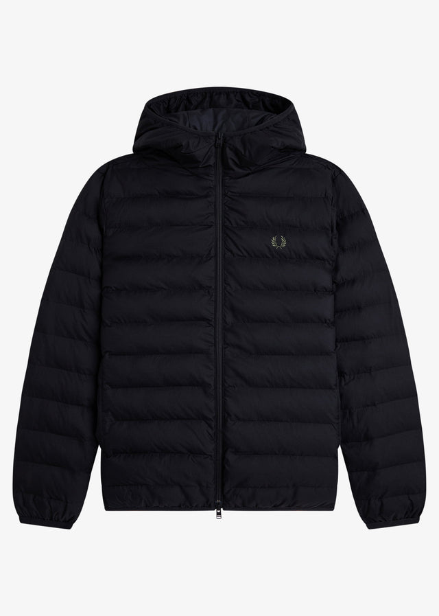 Fred Perry Jassen Hooded insulated jacket - black