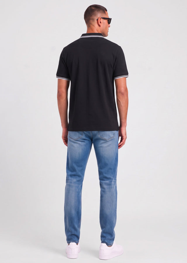 Fred Perry Polo's Twin tipped polo - black