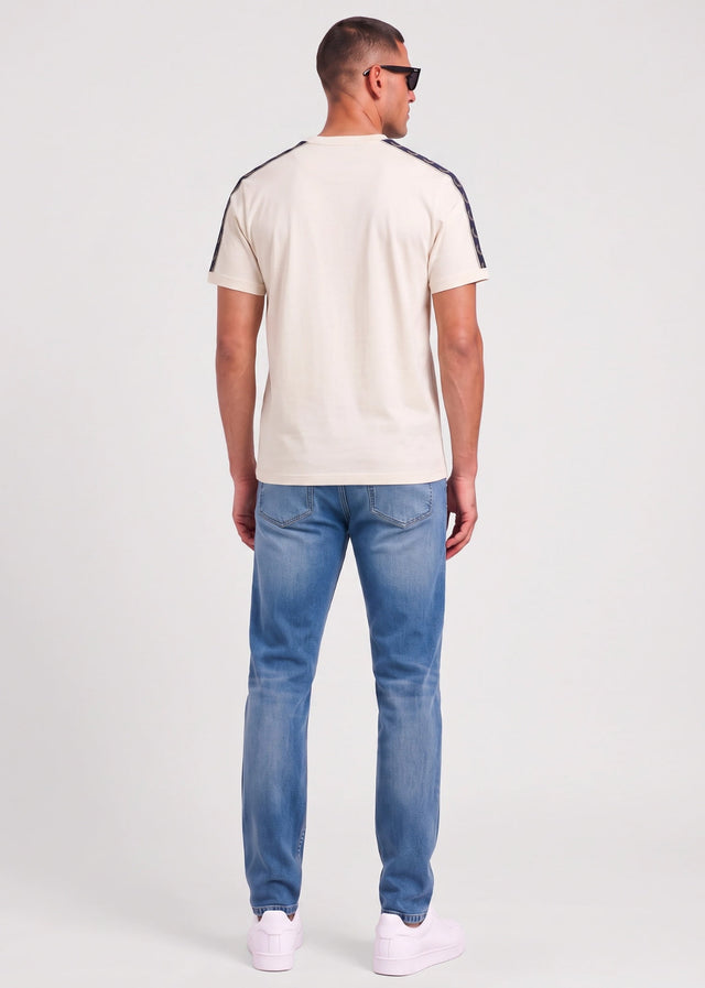 Fred Perry T-shirts Contrast tape ringer t-shirt - ecru