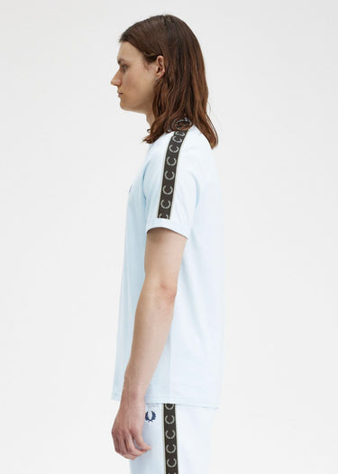 Fred Perry T-shirts  Contrast tape ringer t-shirt - lightice wrmgrey 
