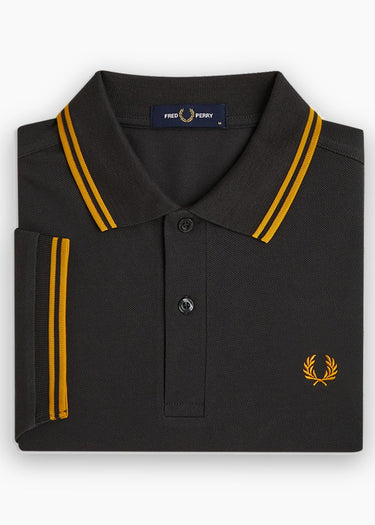 Fred Perry Polo's Twin tipped polo - anchor grey golden