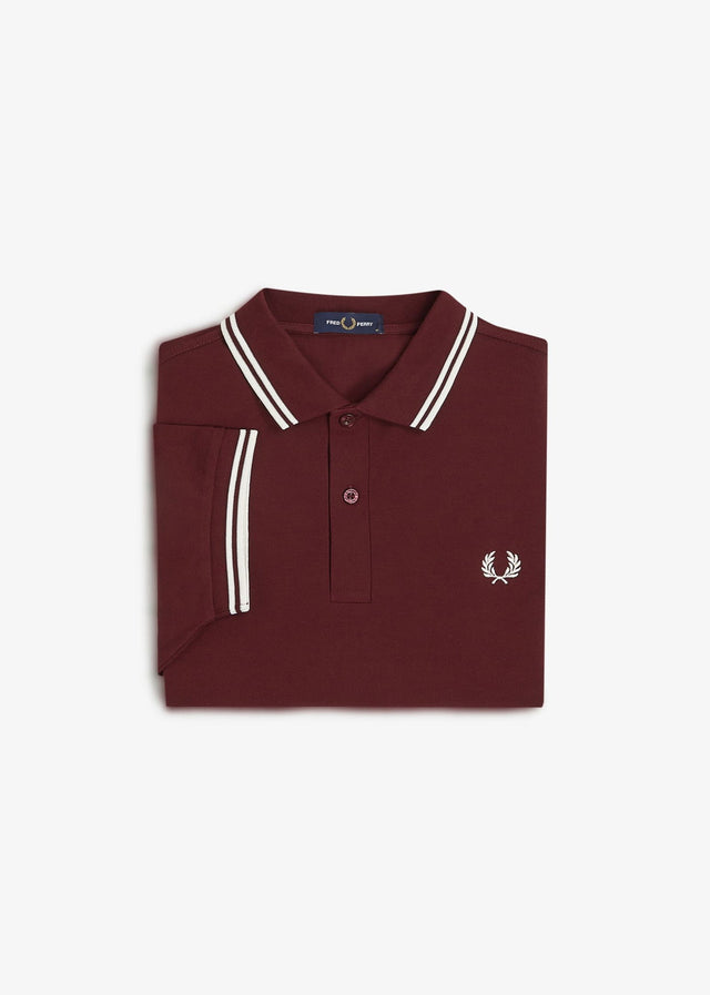 Fred Perry Polo's Twin tipped polo - oxblood