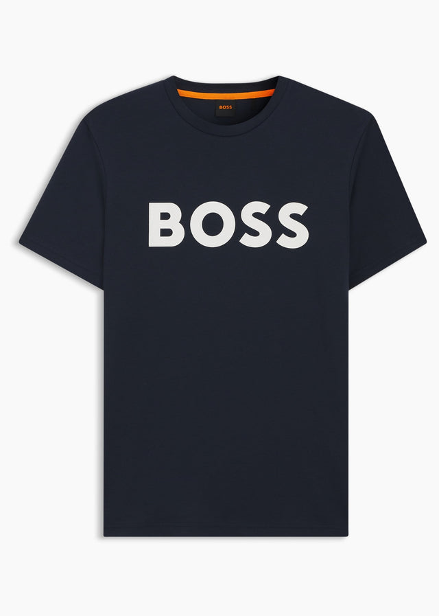 Hugo Boss T-shirts Thinking - dark blue