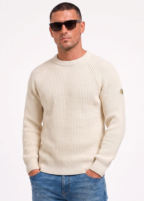Golant ribbed crew - ecru