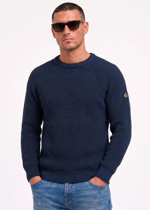 Golant ribbed crew - navy