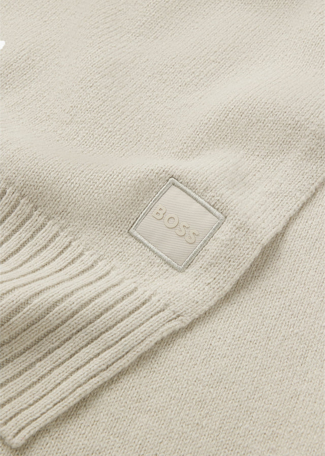 Hugo Boss Sjaals Akaio r scarf - light beige