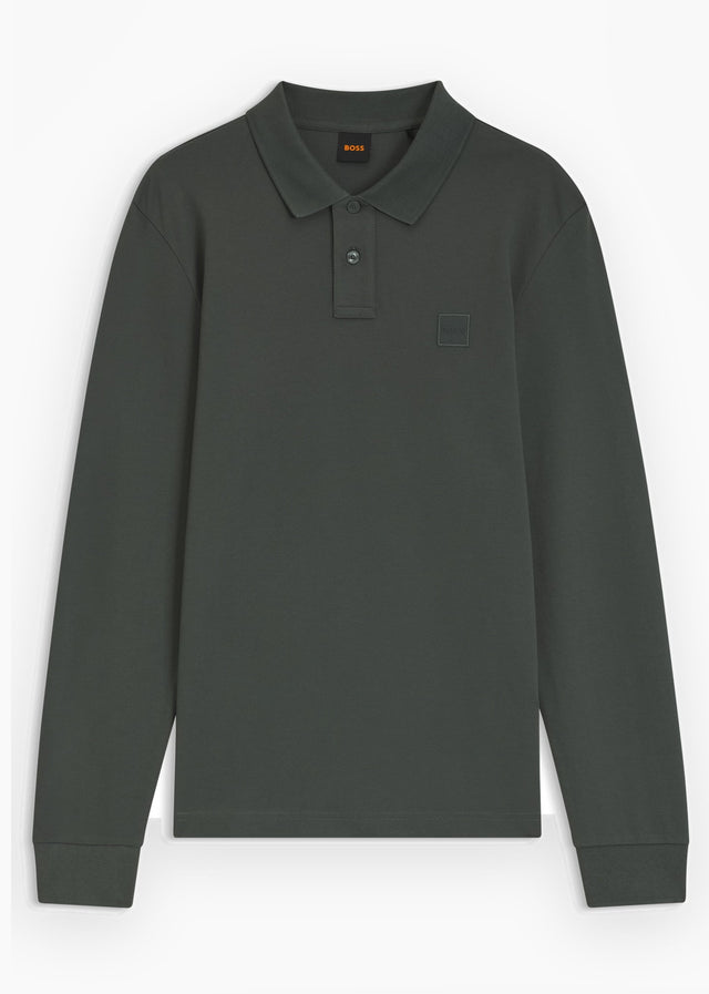 Hugo Boss Longsleeve Polo's Passerby - green