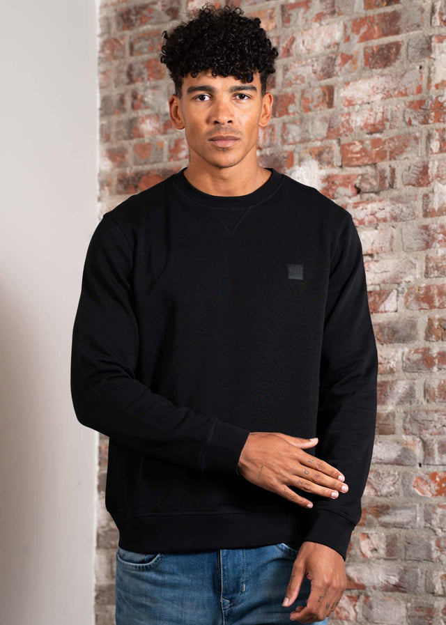 Hugo Boss Truien Westart sweater - black