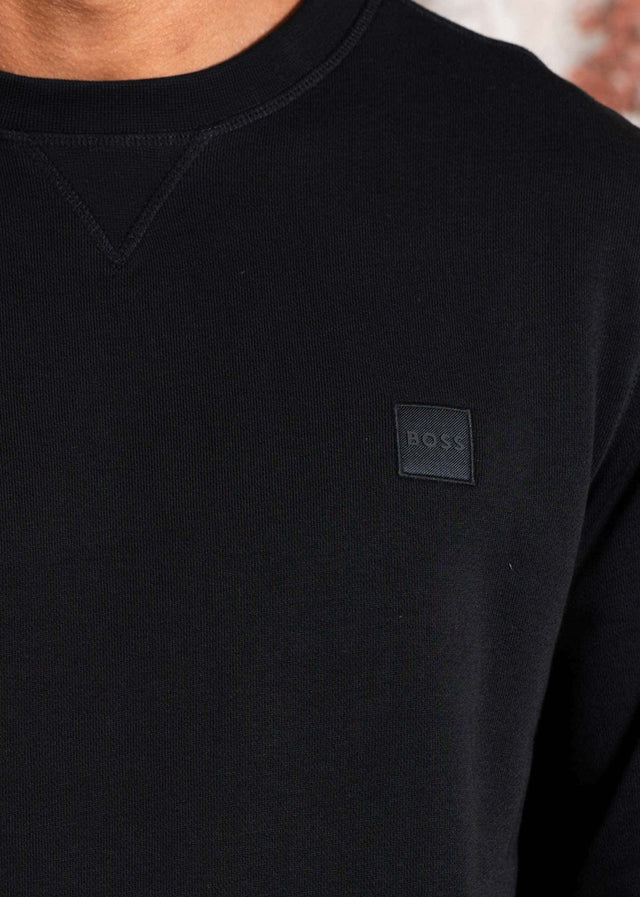 Hugo Boss Truien Westart sweater - black