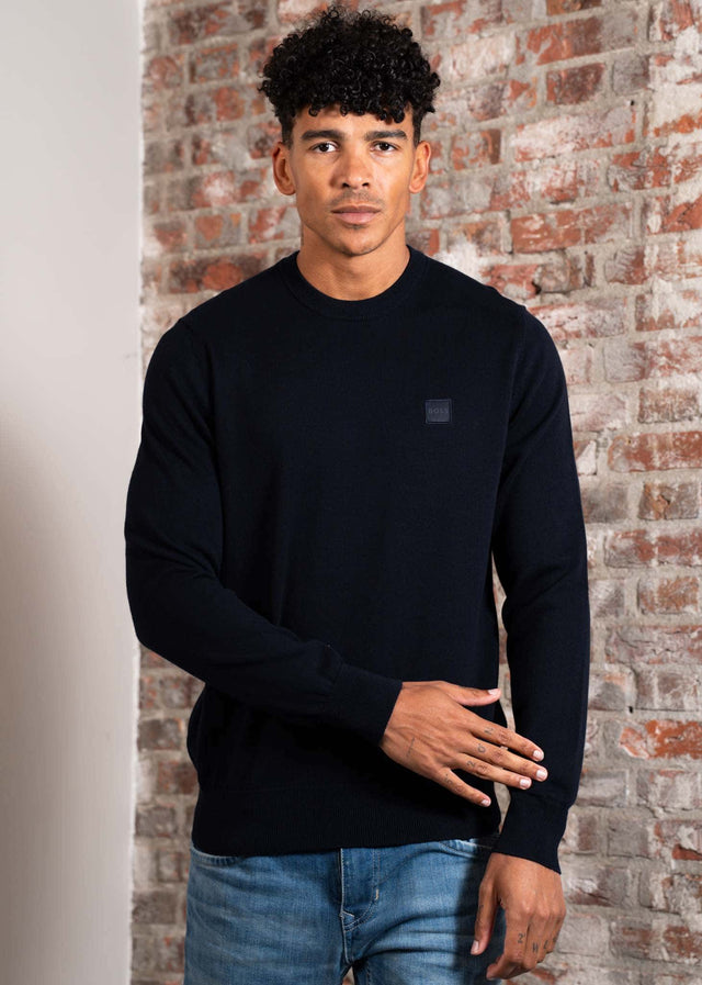 Hugo Boss Truien Kanovano sweater - dark blue