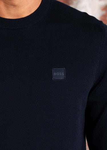 Hugo Boss Truien Kanovano sweater - dark blue