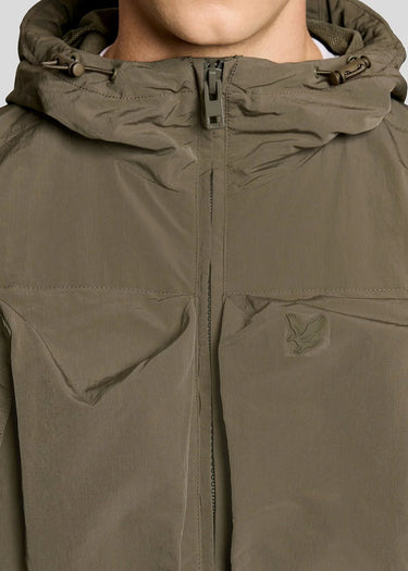 Lyle & Scott Jassen Lightweight ripstop windcheater - khaki ash