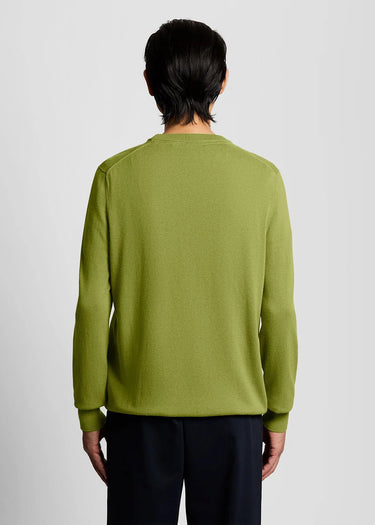 Lyle Scott Truien Cotton crew neck jumper - shrub green