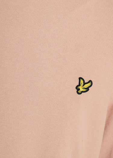 Lyle & Scott Truien Cotton crew neck jumper - pink grapefruit
