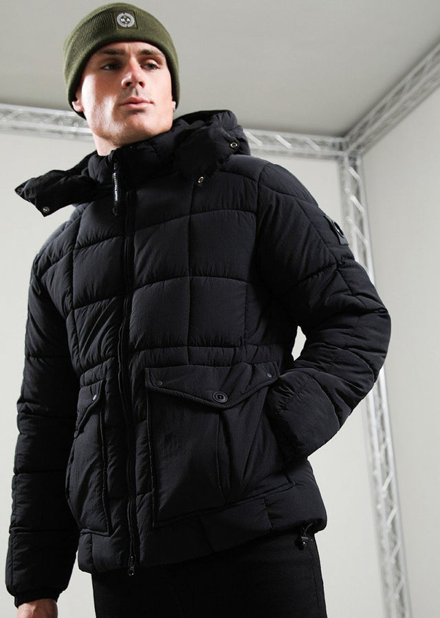 Marshall Artist Jassen Yukon bubble jacket - black