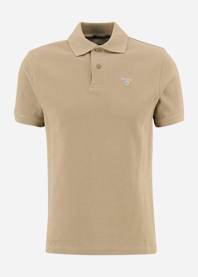 Barbour Polo's Barbour tartan pique polo shirt - washed stone dress