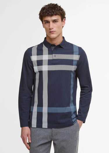 Barbour Longsleeve Polo's Blaine tailored ls polo shirt - navy