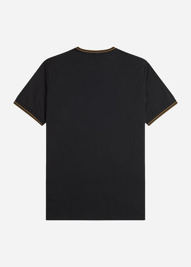 Fred Perry T-shirts Twin tipped t-shirt - black shaded stone