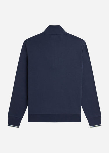 Fred Perry Truien Half zip sweatshirt - dark airforce light ice bayleaf