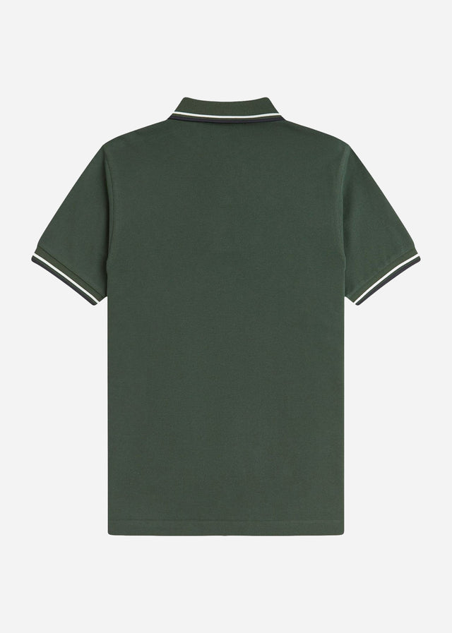 Fred Perry Polo's Twin tipped fred perry shirt - crtgrn snwt nvy