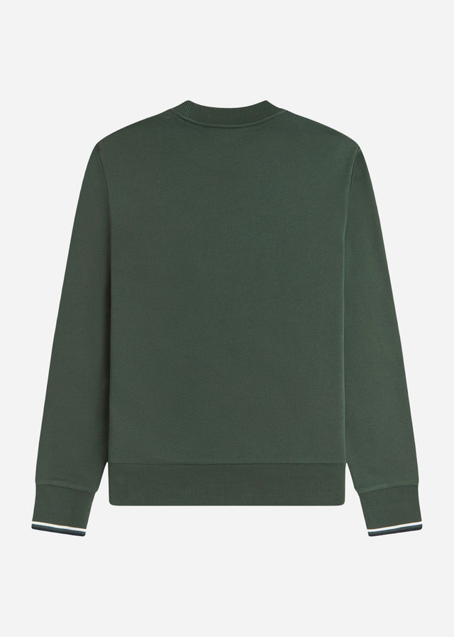 Fred Perry Truien Crew neck sweatshirt - crtgrn snwt nvy