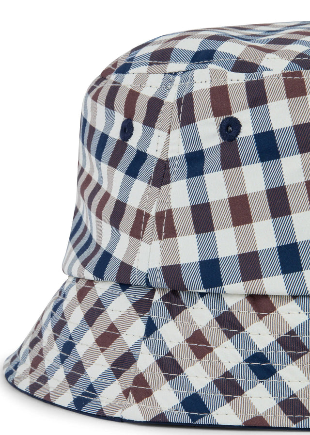 Aquascutum Bucket Hats Lamina bucket hat - club check