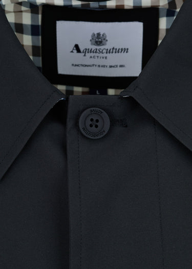 Aquascutum Jassen Softshell trench coat - black