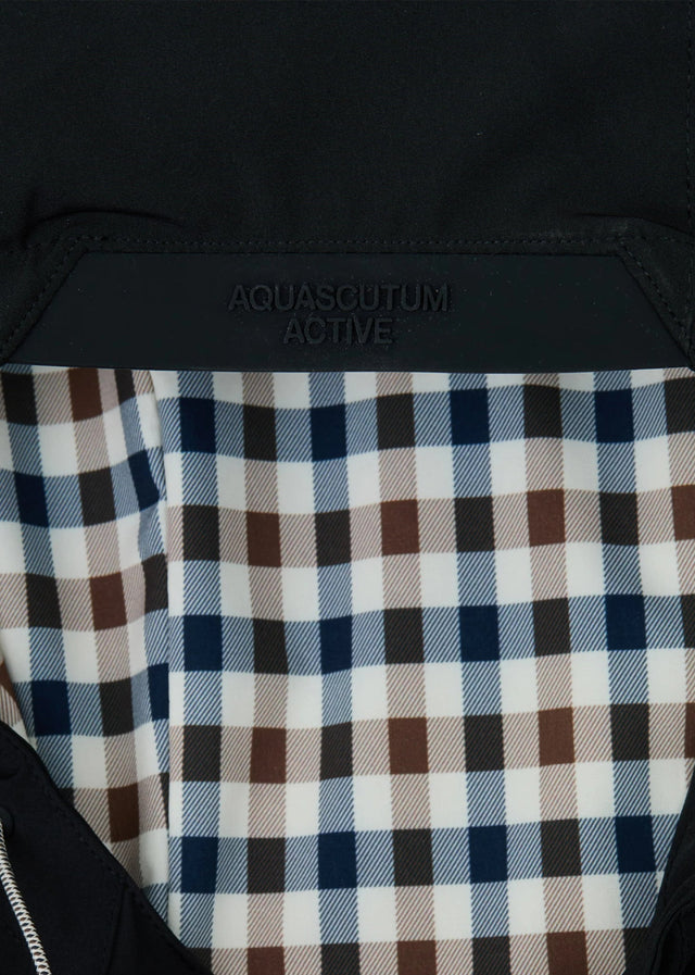 Aquascutum Jassen Shell sp hooded jacket - black