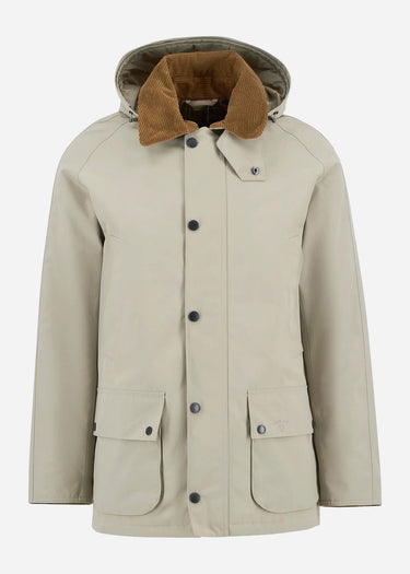 Barbour Jassen Winter ashby waterproof jacket - washed stone