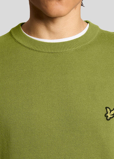 Lyle Scott Truien Cotton crew neck jumper - shrub green