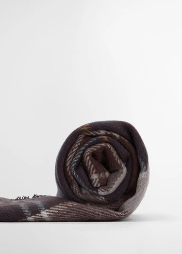 Barbour Sjaals Swinton beanie and Galingale scarf gift set - midnight oak