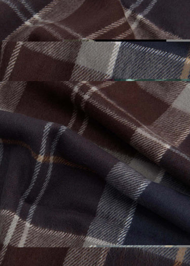 Barbour Sjaals Swinton beanie and Galingale scarf gift set - midnight oak